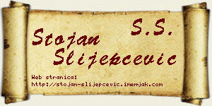 Stojan Slijepčević vizit kartica